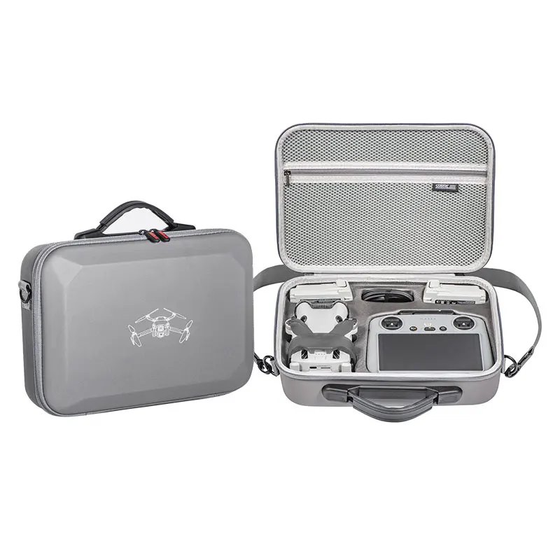 STARTRC custom Portable Travel Bag with DJI RC 2 Controller PU Shoulder Bag Storage Bag for DJI Mini 4 Pro Drone Accessories