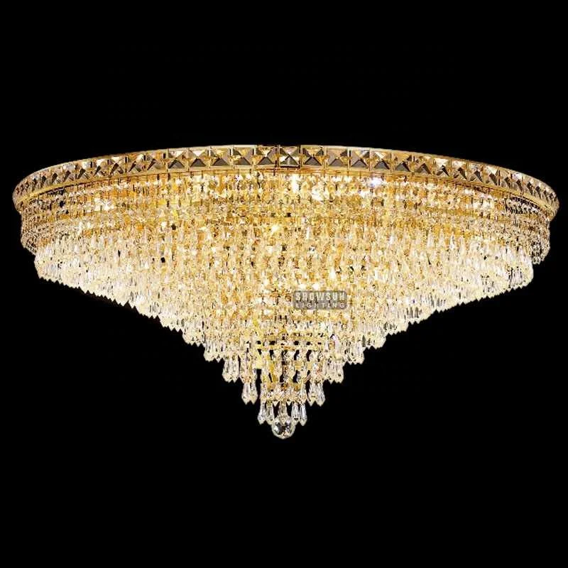 factory crystal chandelier designer ceiling lamp led hotel ceiling light