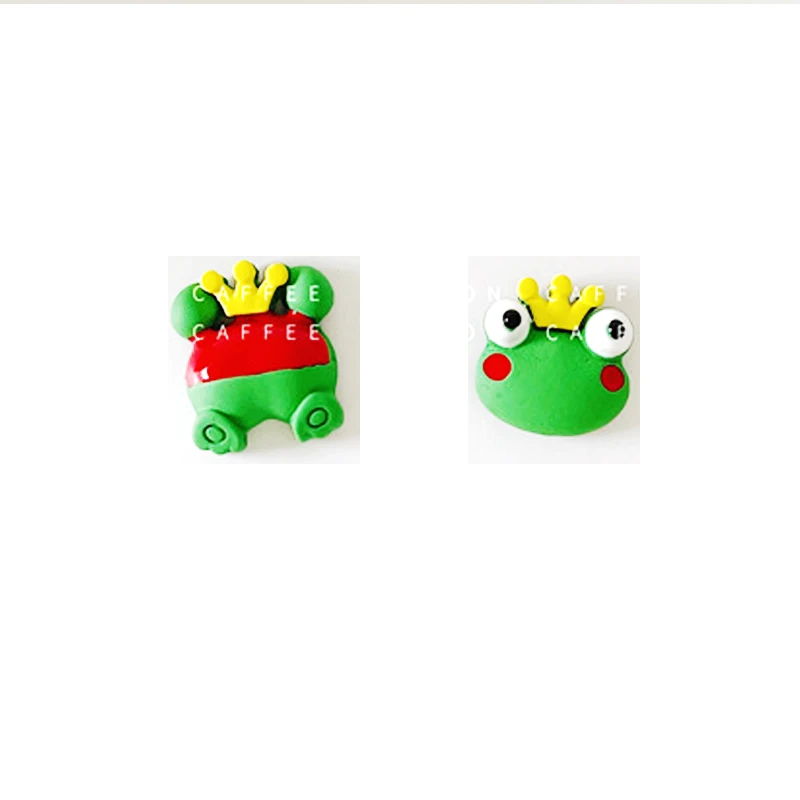 

Fashion Cute 925 Silver Tiny Green Soft Clay Animal Earing irregular Frog Modeling Manufacturer In China, Gold