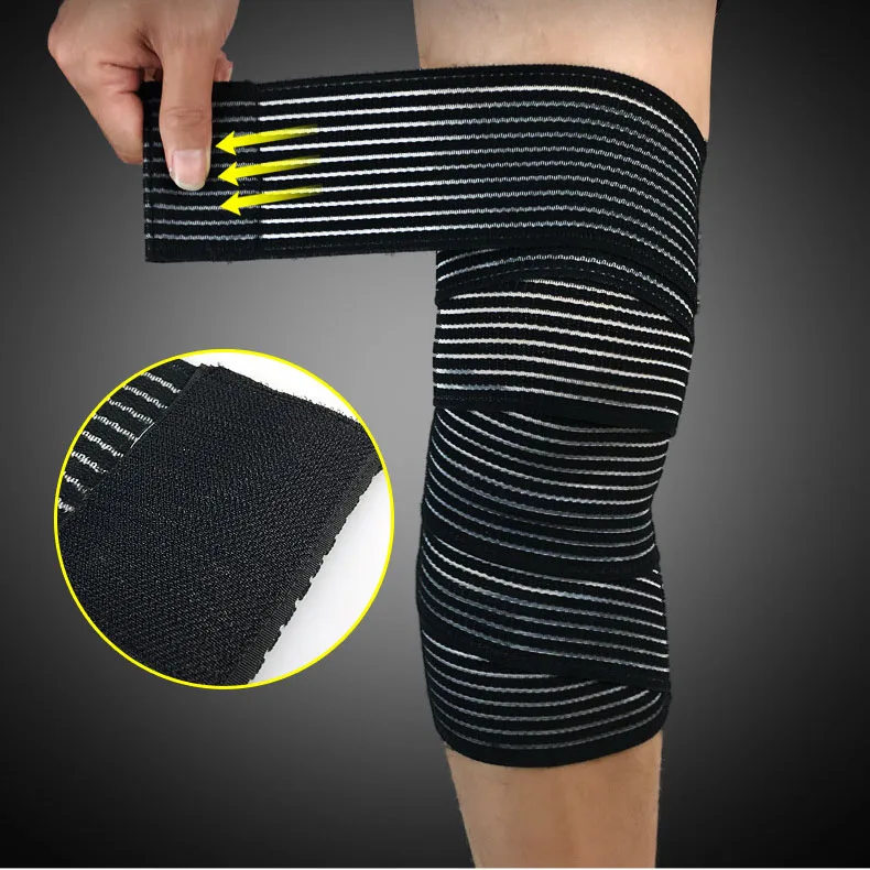 

Thigh Shaper High Elastic Bandage Knee support Pad Warm Running Outdoor Sports Leggings Kneepad Anti-sprain