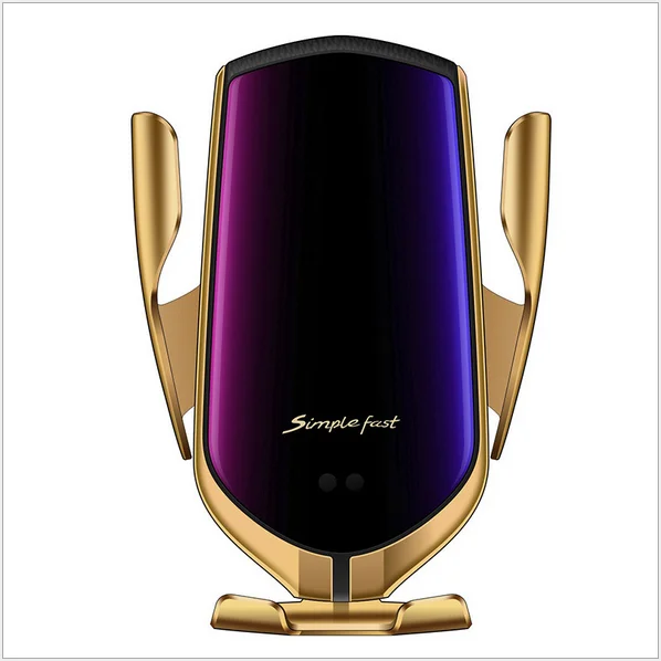 

Amazon Best Seller 3 In 1 Car Wireless Charger Holder 10W Wireless Charging Car Mount Fast Qi Wireless Car Charger, Gold, silver, gun