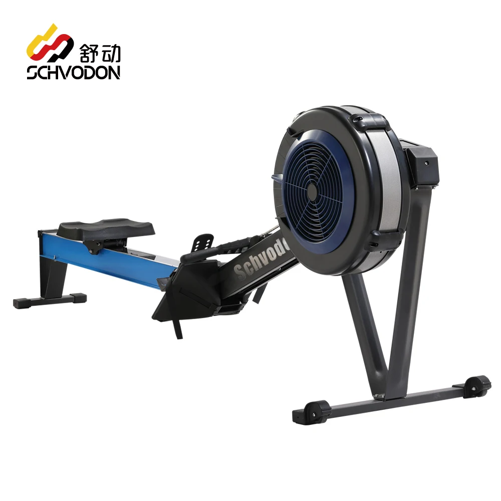 

Schvodon promotion factory price air rower cable row machine air rowing machine gym equipment rowers for Strength training, Blue/red/black/silvery