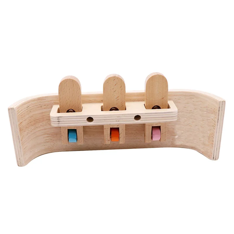 
Mookids Good frends Wooden Toys Enlightenment Percussion Toy Wooden Beat Trapeze Children Baby Noise Maker Educational Play 