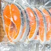 frozen seafoods like frozen Sea Flower - Black Pink Food Packaging