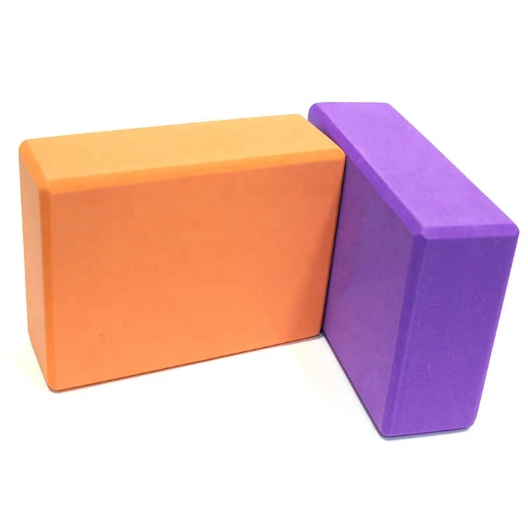 

Customized Hot Selling Eco-high Density Environmental Protection Eva Yoga Block for Wholesale, Rose, blue, green, orange, purple