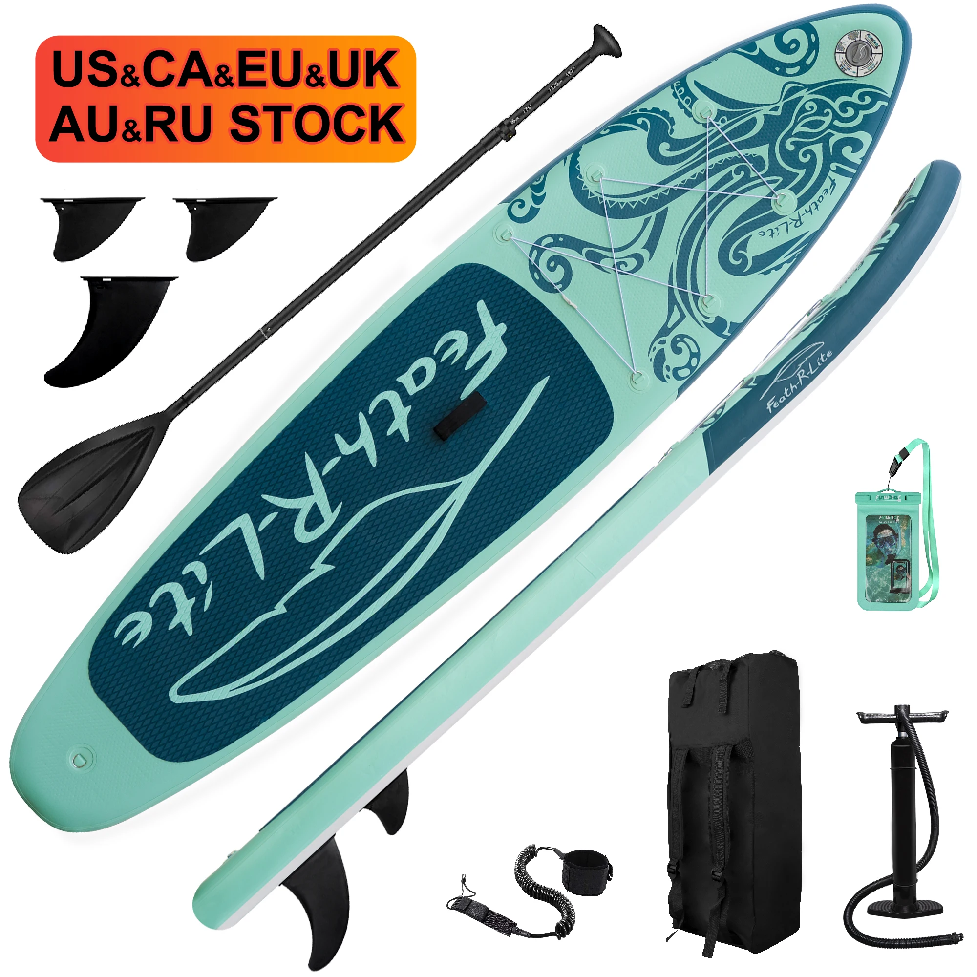 

FUNWATER Dropshipping OEM paddleboard standup fiberglass paddle boards big sup board price surfboards