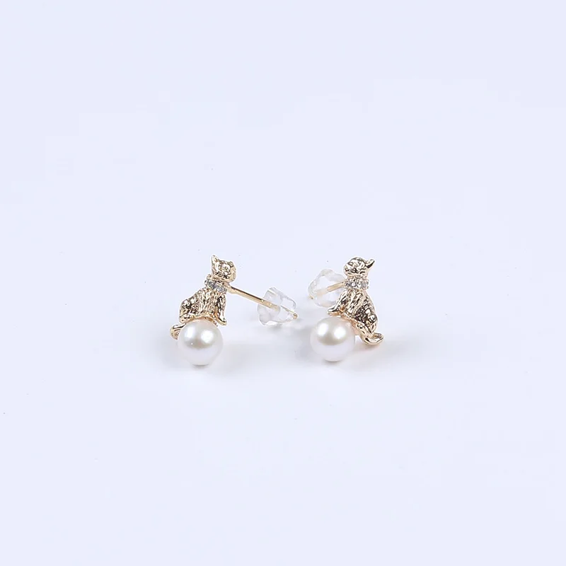 

Hot Sale Ladies Fashion Cat Animal Design Gold Jewelry Set