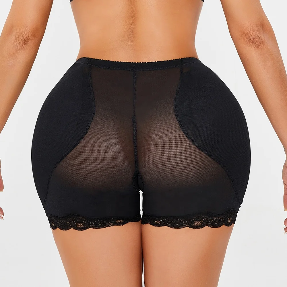 

NANBIN Low Waist Pantis Faja Hip Enhancement Butt Lifter with Sponge Cushion Butt Lifter Body Shaper, As shown