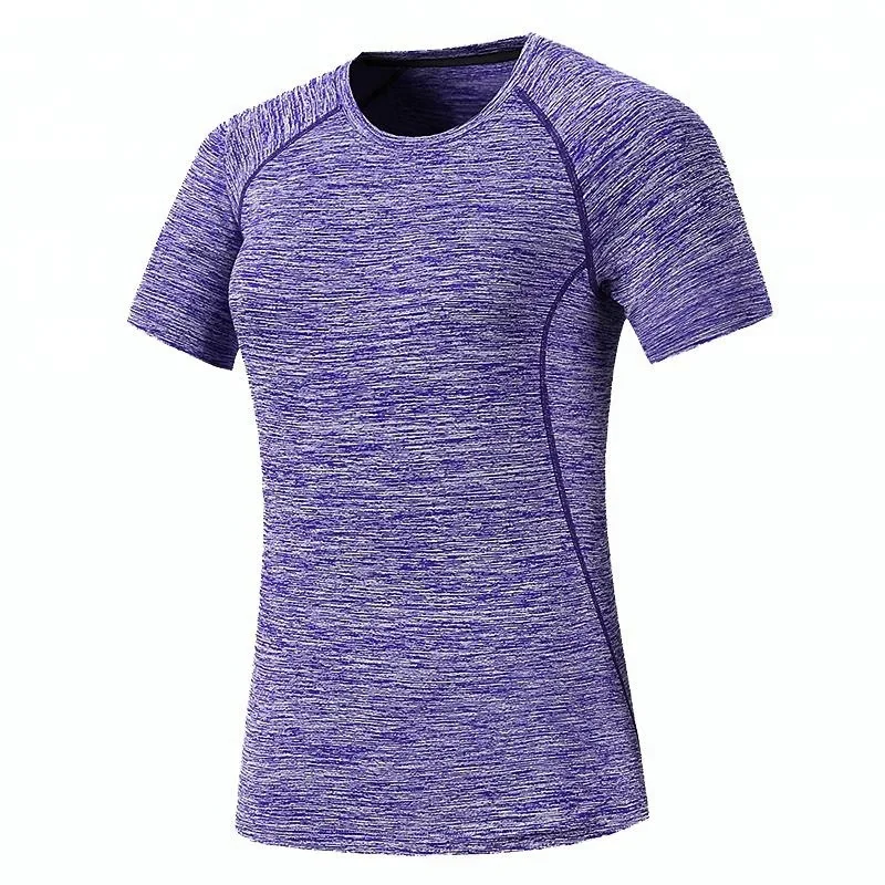 

Unisex Hot Gym Shirt Sport T Shirt Quick Dry Running Fitness Tshirt Elastic Sportswear Basketball Breathable T shirt, Customized colors