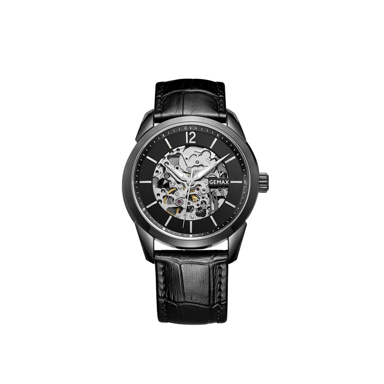 

Fashion Leather Watches Men Automatic Mechanical Casual Watches Sapphire crystal glass MIYOTA movement watch