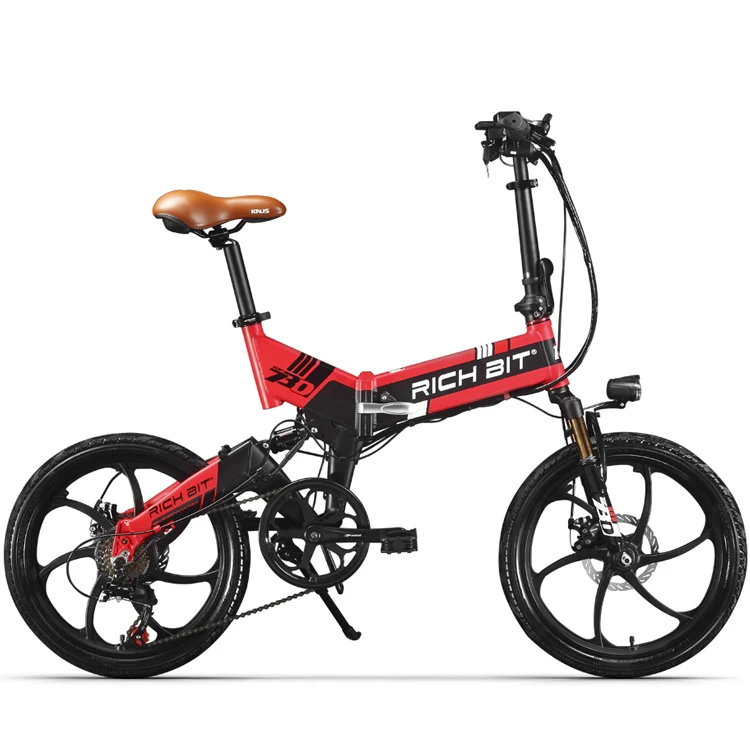 

20inch 48V 250W electric bike electric bicycle lightweight 7 speedmini bike electric bicycle folding, Blackred