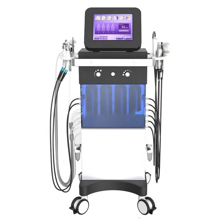 

Custom 5 in 1 Hydra Cleaning Water Jet Beauty Machine Facial Care Oxygen Equipment Small Bubble Machine