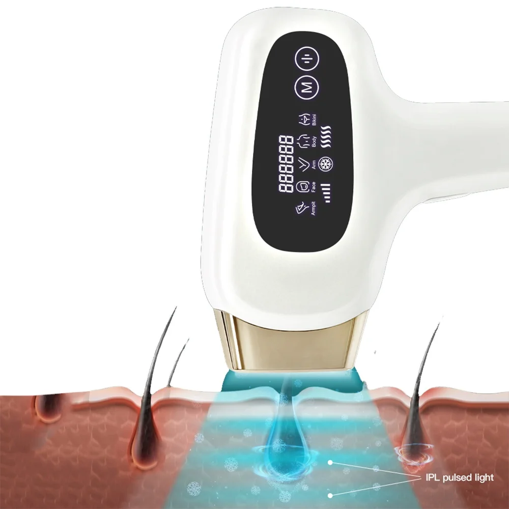 

20% Discount Shopify Dropshipping Laser Hair Removal Machine Women Portable Home Handset Laser Hair Removal