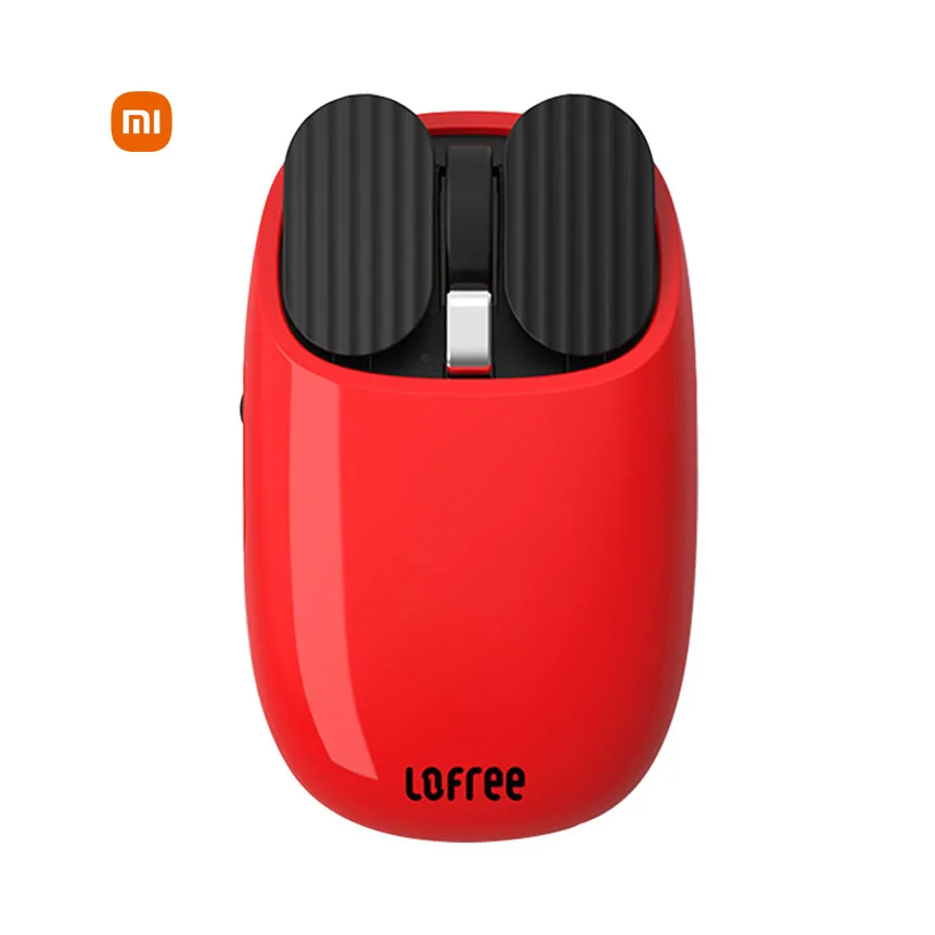 

Hot Selling Portable Wireless Mouse 2.4G BT Xiaomi Youpin LOFREE MAUS Xiaomi Mouse, Blue pink white