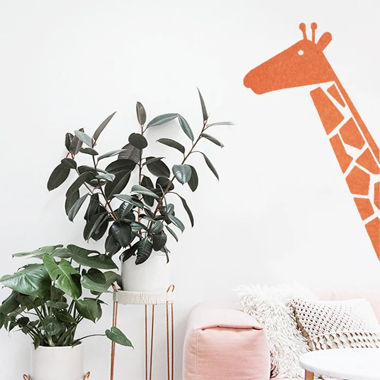 customized colors felt alphabet sticker