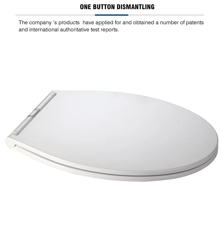 European Design Bathroom Uf Toilet Lid With Slowdown Seat Cover Soft