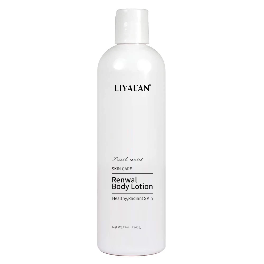 

Korea Organic Fruit Acid Skin Whitening Moisturizing Exfoliating Renewing Body Lotion, Milk white