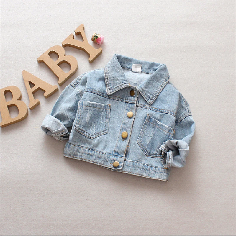 

CCYH cheap kids denim jacket baby boys clothes long sleeve denim top, Picture shown