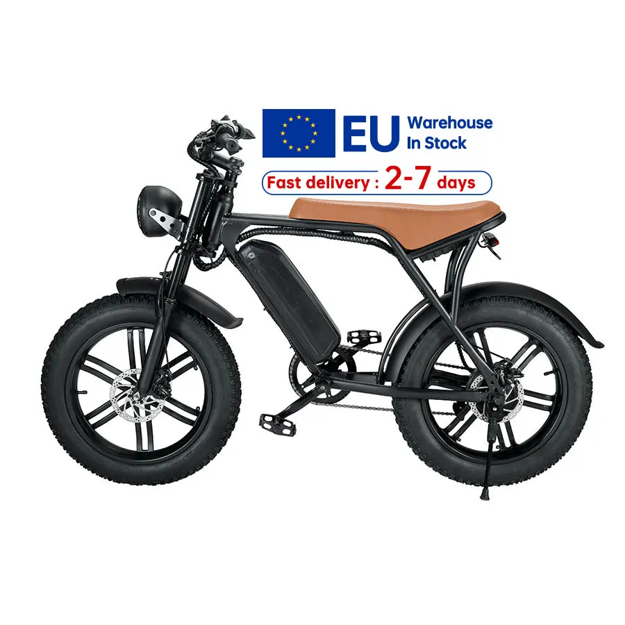 

NO TAX Fatbike EU Warehouse Electric Motorcycle Bike Off Road Ebike velo electrique Beach Cruiser Electric Bicycle for Adults