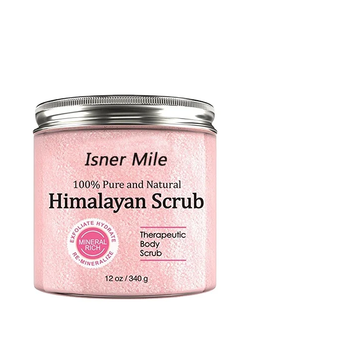 Body Care Naturally Brighten Exfoliate Innovative Formula Pure Pink Himalayan Salt scrub