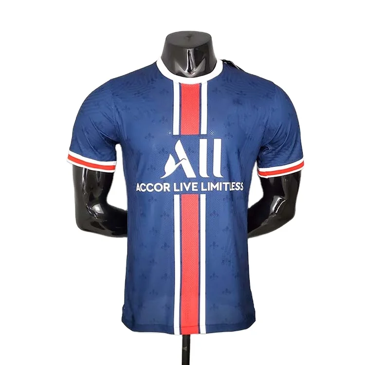 

Wholesale France Saint Germainn Club Short Sleeve Sports Soccer Shirt Tracksuit Blue Men Football Jersey