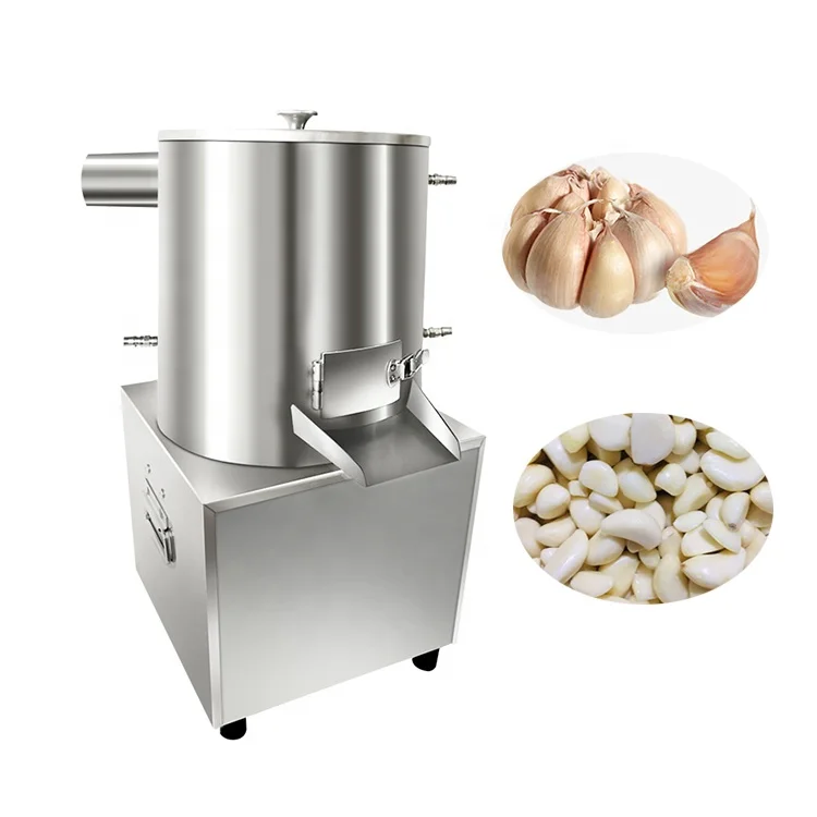 

Commercial garlic peeler fully automatic commercial dry garlic skin removing peeling machine with air compressor