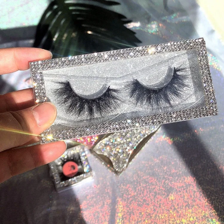 

Popular makeup bling eyelash cases glitter