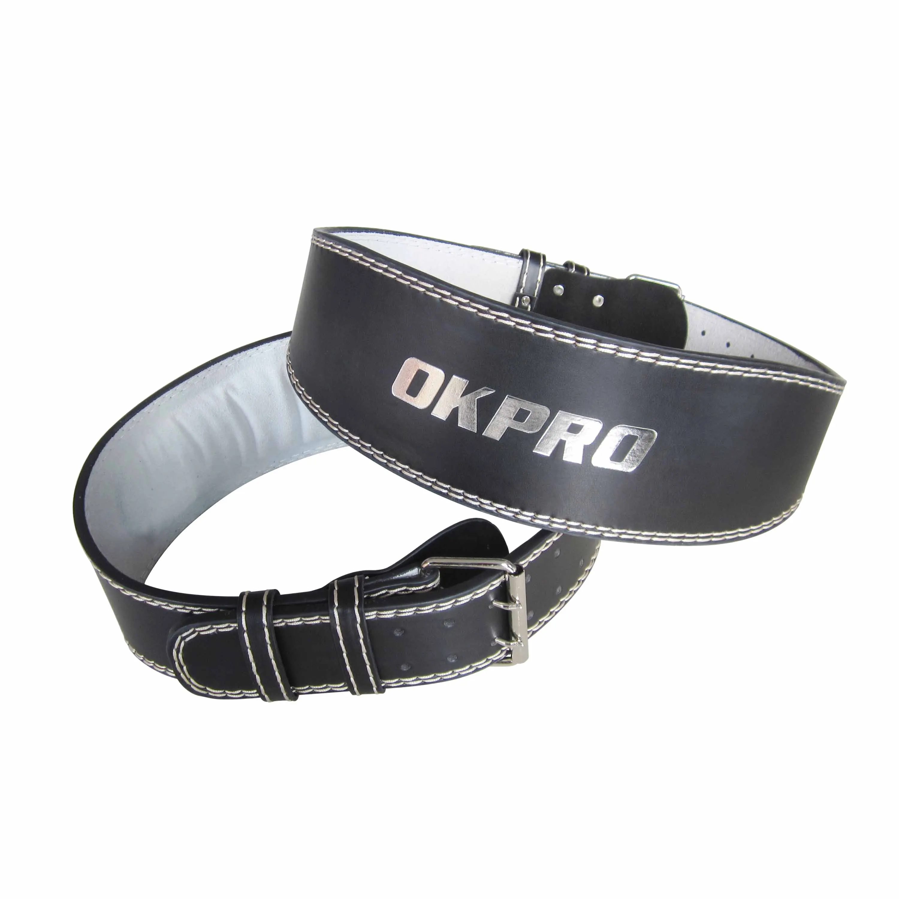 

Wholesale Custom Gym Power Leather Weight lifting Belt, Black