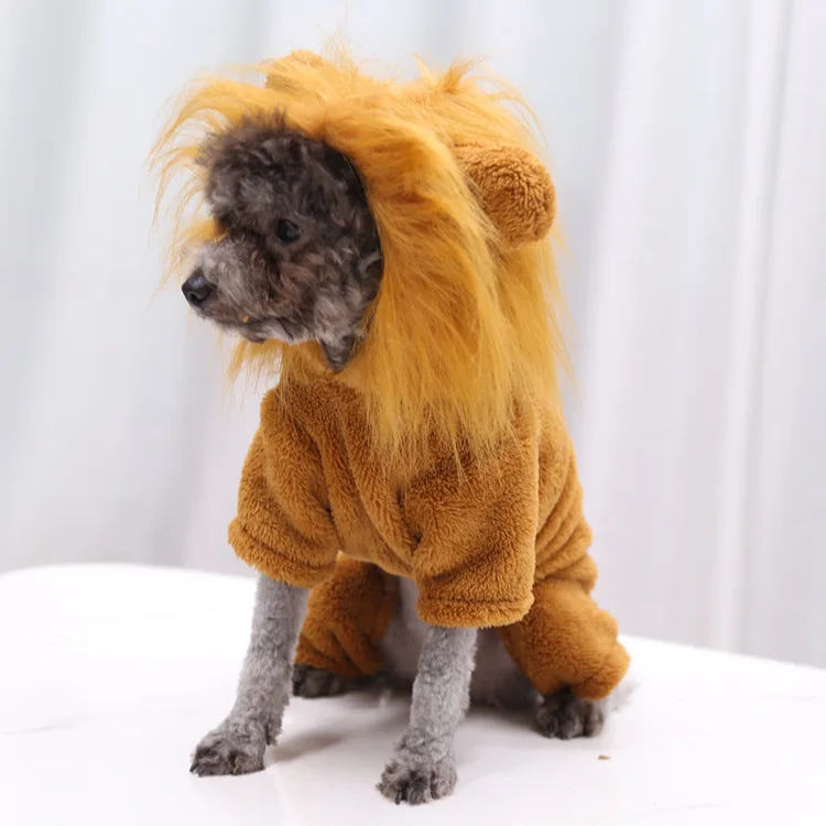 

Halloween Pet Dog Apparel Cartoon Cosplay Eaktoppets Ropa Para Perros Tiger Pet Dog Coat Dog Costume Pet Apparel And Accessories, Support customization
