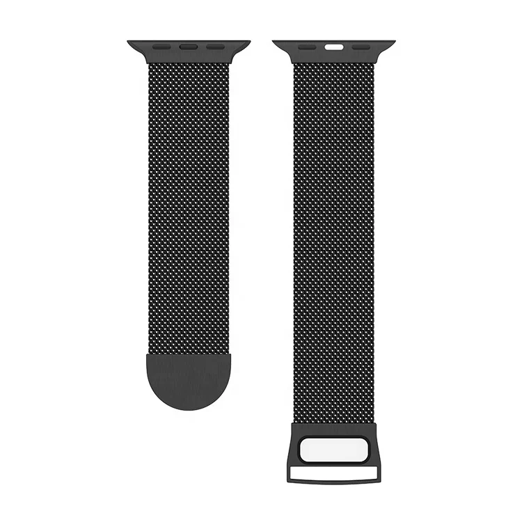 

WOWCASE double section buckle magnetic watch strap is applicable to iwatch 6 SE generation watch band