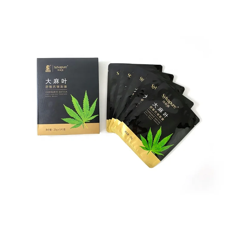 

Hottest Hemp Face Sheet Organic Black Hemp Extract Facial Sheet in China