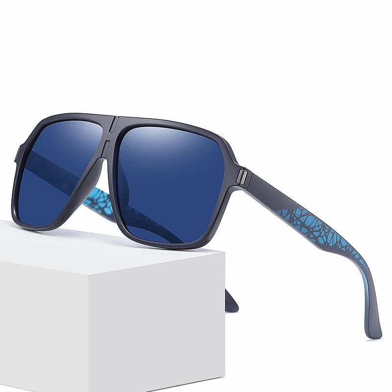 

2021 High Quality Luxury Men Eyewear Outdoor Sun Glasses Unisex Polarized Big Frame Fashion Sunglasses, Custom colors