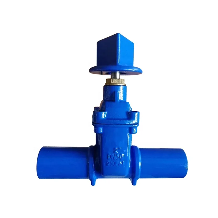 Ductile Iron Plain end Resilient seated Gate Valve .jpg