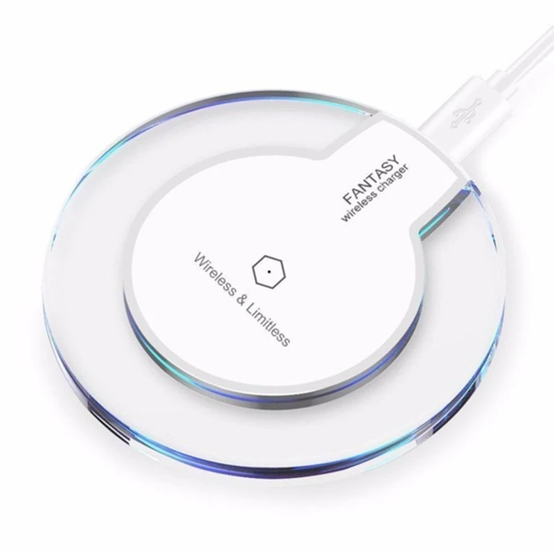 

Free Sample Cheap K9 Universal Crystal Qi Wireless Charging With LED Light Mobile Phone Wireless Charger