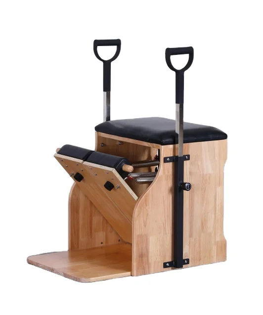 

2021 hot sell reformer pilate wunda chair pilates chair step chair pilates, Wood color