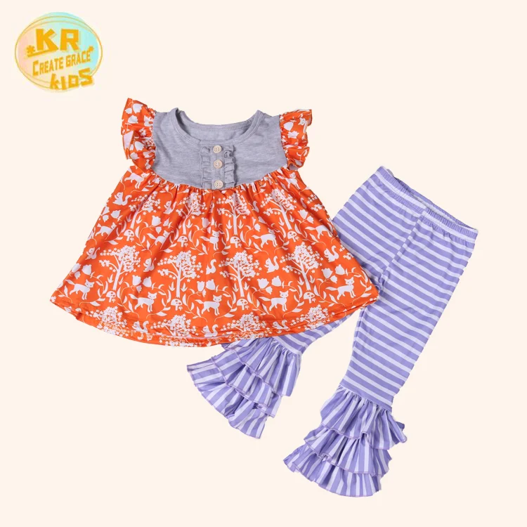 

little girl outfit sets girls' clothing sets girls bell bottom pant outfit