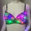 Automatic Change Color Safe Led Light Bra For Club Dance Performance Bra