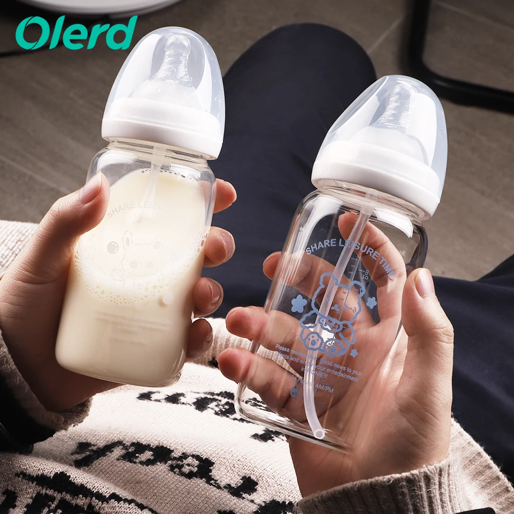 

OLERD silicone nibbler feeder feeding bottle baby feeder squeeze bottle