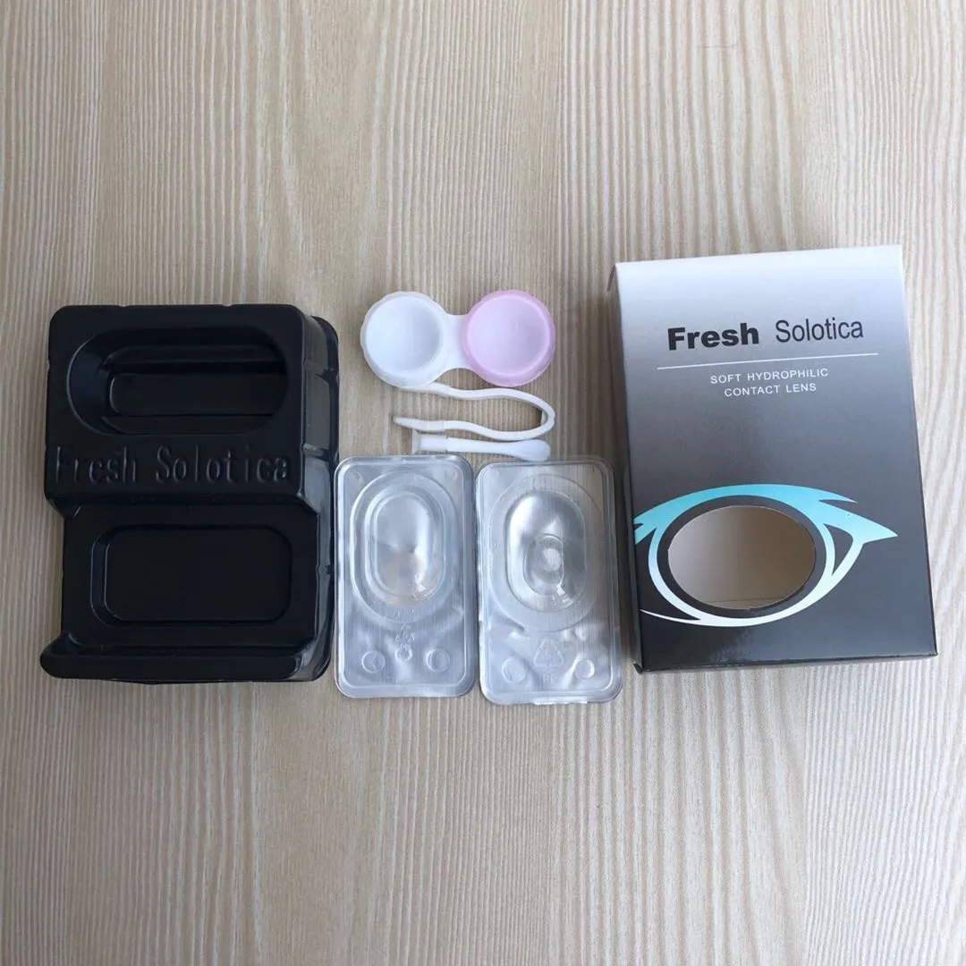 

Hot sale hiodrcor 13 colors super natural eye contact lenses color contact lens Color Contact Lenses With Case, Gray,yellow green,brown,jade,crsyatal