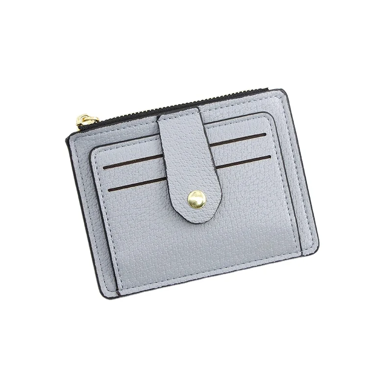 

Fashion PU leather wallet multi - function card for card package for women gift, Black and brown