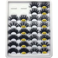 

Hot sale25mm luxury 3d mink eyelashes 25mm 5D mink lashes Premium 25mm mink eyelashes