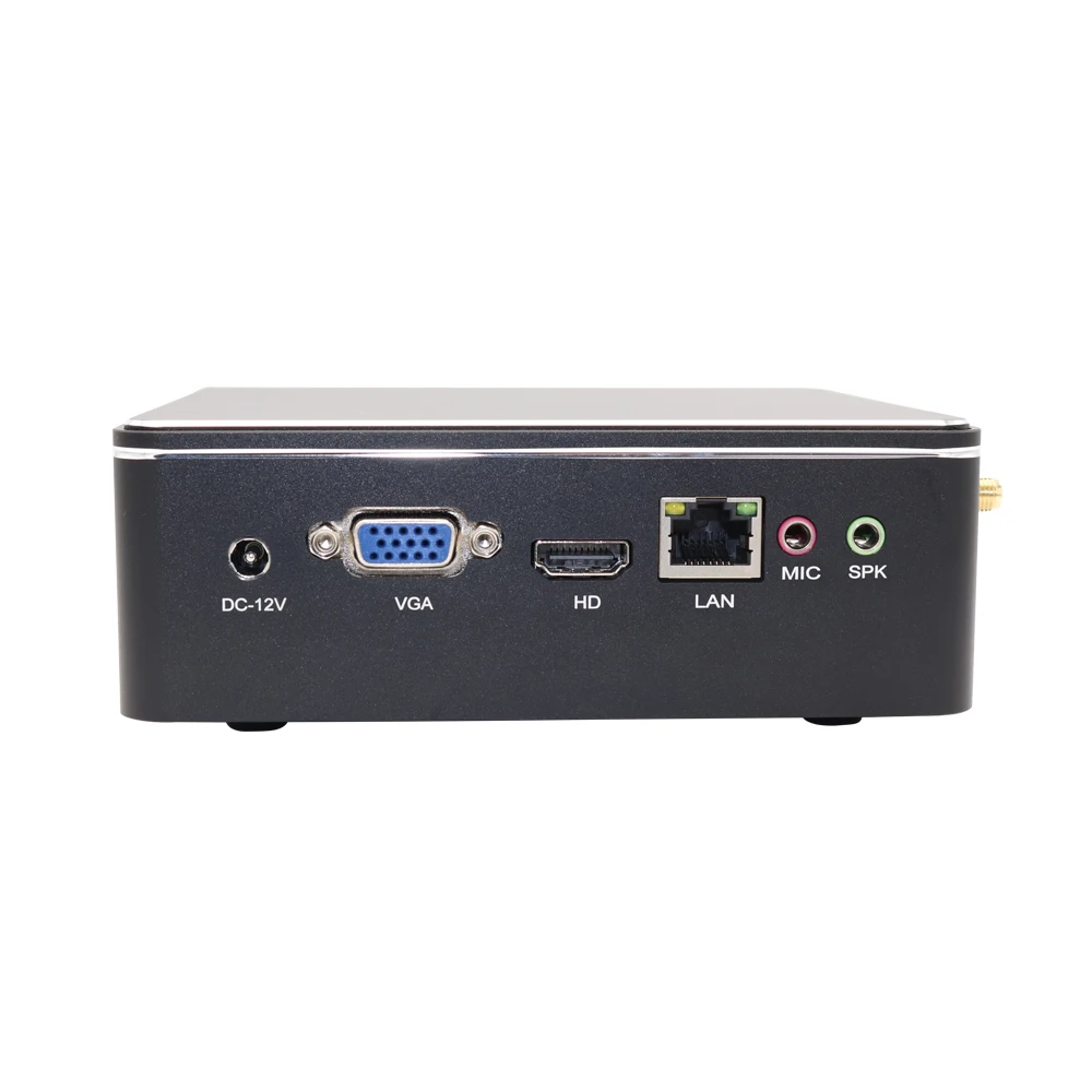 

Eglobal Customized Cheapest Mini PC for celeron 2955U F2 series win10 HD VGA dual display mini host, Black/white