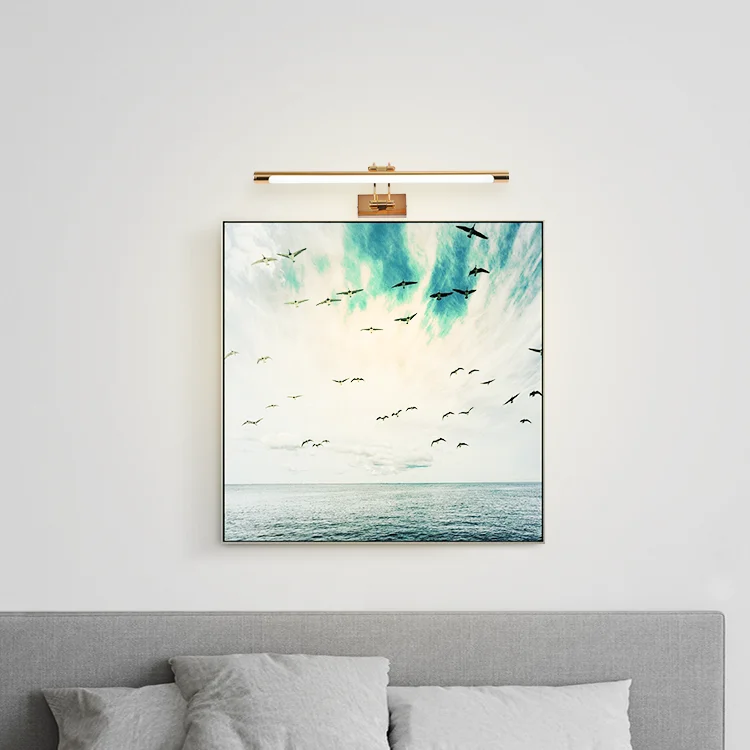 
wholesale Modern troy horizon aluminumbathroom vanity lighting fixture indoor hotel led wall lamp 