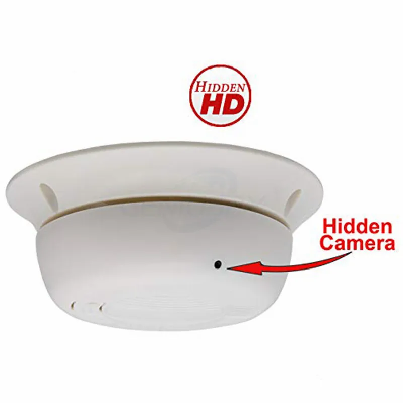 

Ceiling Mounting Smoke Detector Hidden Pinhole POE IP Camera Camhi 1080P Sony IMX307 Starlight With Audio SD Card Slot Onvif