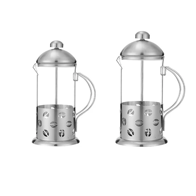

Hot sale hot brew coffee and tea maker stainless steel coffee plunger french press
