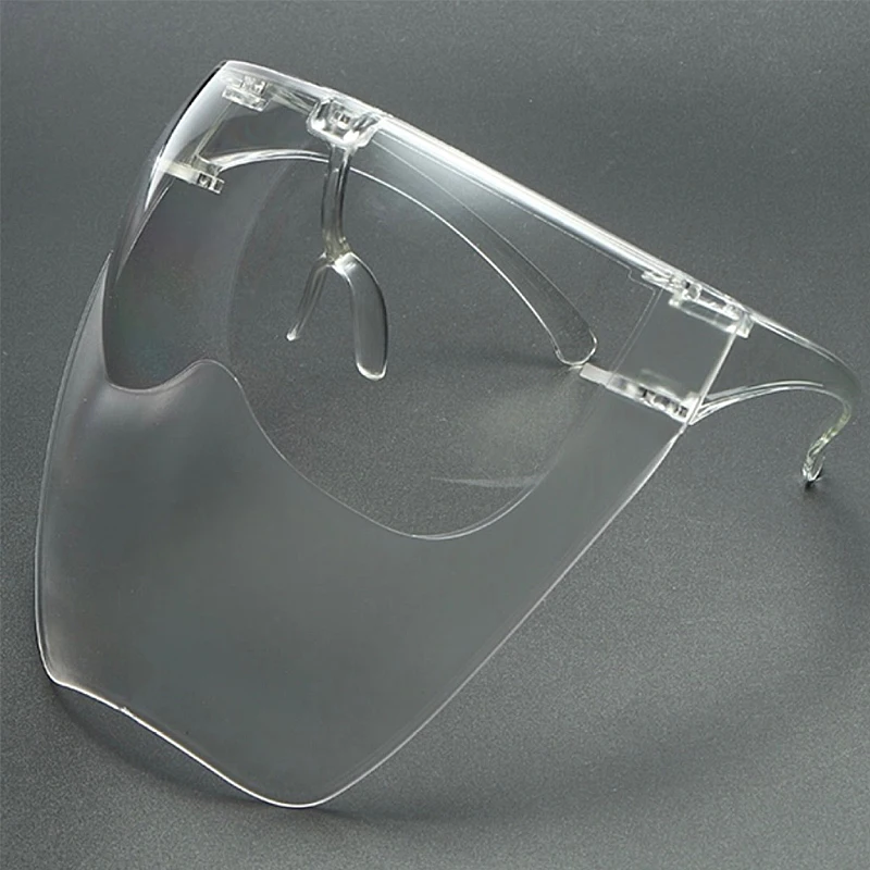 

New Factory Wholesale Reusable PC Transparent Anti-fog FaceShield for Adult Full Face UV Protection