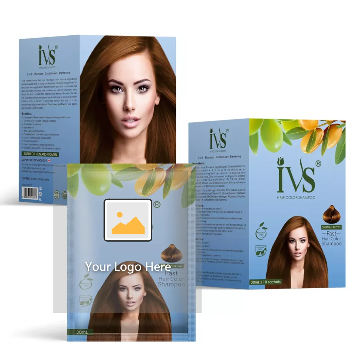 Ivs Gmp Iso Thailand Speedy Black Hair Shampoo Sachet Packing 10 Minutes  Hair Colorant 3 In 1 In Hair Dye - Buy Hair Dye Shampoo,Hair Color Cream,Hair  Dye Cream Product on 