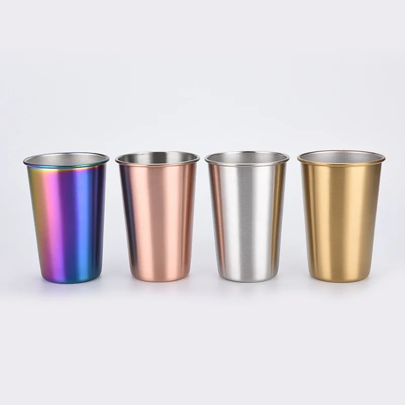 

Drinking Stainless Steel Beer Mug Stainless Party metal Solo cup, Many colors for choosing
