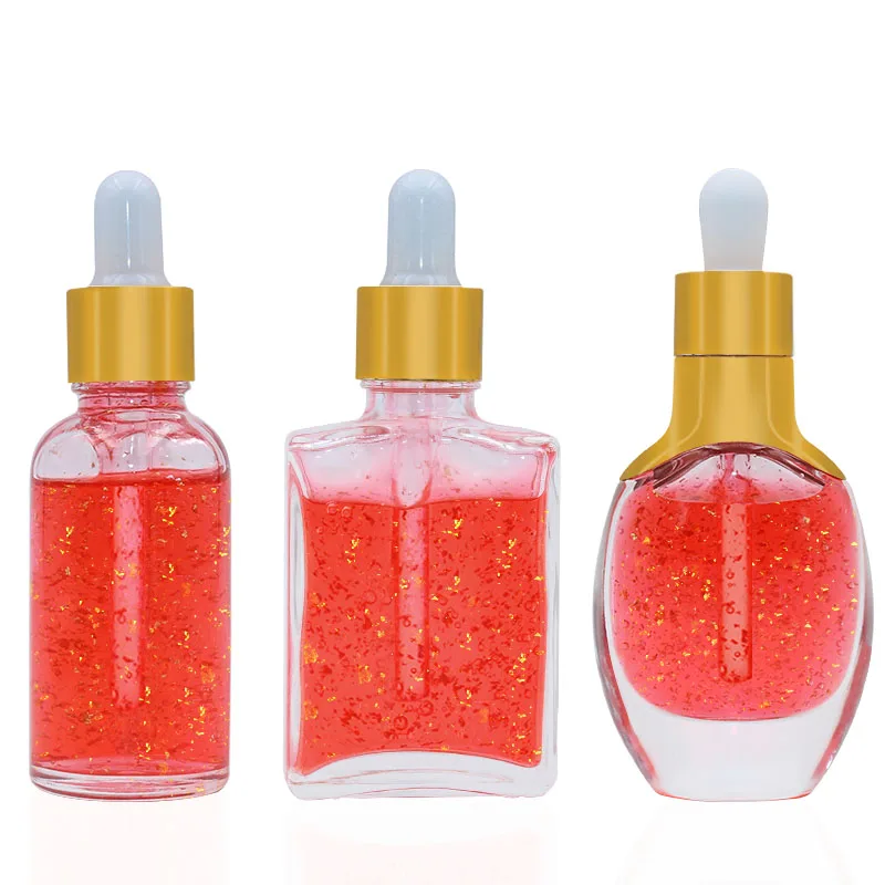 

New Arrival Vitamin C Anti Aging Wrinkle Acne Dark Spot Remover Rose Whitening 24K Gold Face Serum