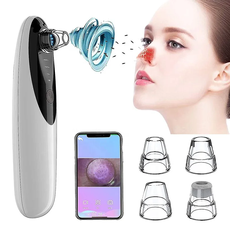 

Dropshipping 1080hd Visual Portable Electric Usb Rechargeable Blackhead Removal With Cameral 2021
